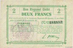 2 Francs FRANCE regionalismo y varios  1916 JP.02-2385.BRU