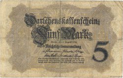 5 Mark GERMANIA  1914 P.047b MB