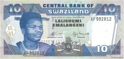 10 Emelangeni SWAZILAND  1995 P.24a UNC