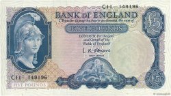 5 Pounds ENGLAND  1957 P.371a XF