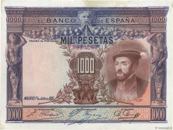 1000 Pesetas SPANIEN  1925 P.070a fVZ