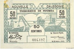 50 Centimes NOUVELLE CALÉDONIE  1943 P.54 TTB+