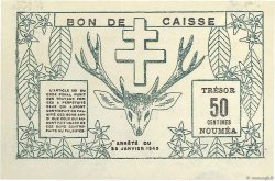 50 Centimes NOUVELLE CALÉDONIE  1943 P.54 TTB+