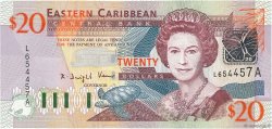 20 Dollars EAST CARIBBEAN STATES  2003 P.44a UNC