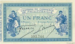 1 Franc ALGERIA Philippeville 1914 JP.142.06 AU+
