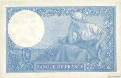 10 Francs MINERVE FRANKREICH  1916 F.06.01 VZ