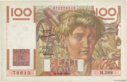 100 Francs JEUNE PAYSAN FRANCE  1950 F.28.28 VF