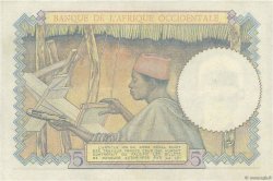 5 Francs FRENCH WEST AFRICA  1942 P.25 VZ