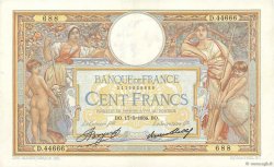 100 Francs LUC OLIVIER MERSON grands cartouches FRANCIA  1934 F.24.13
