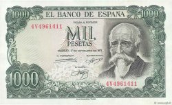 1000 Pesetas ESPAÑA  1971 P.154 EBC