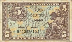 5 Deutsche Mark ALLEMAGNE FÉDÉRALE  1948 P.04a TB