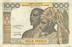 1000 Francs WEST AFRICAN STATES  1973 P.103Ak