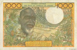 1000 Francs WEST AFRIKANISCHE STAATEN  1973 P.103Ak SS