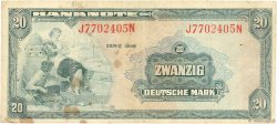 20 Deutsche Mark ALLEMAGNE FÉDÉRALE  1948 P.06a