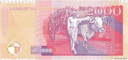 2000 Rupees MAURITIUS  1999 P.55 UNC
