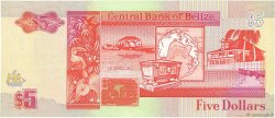 5 Dollars BELIZE  1990 P.53a UNC