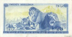 20 Shillings KENIA  1975 P.13b EBC