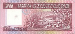 20 Emalangeni SWASILAND  1986 P.12a ST
