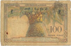 100 Francs DJIBUTI  1952 P.26 q.B