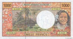 1000 Francs FRENCH PACIFIC TERRITORIES  1996 P.02 ST