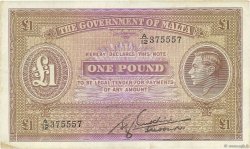 1 Pound MALTE  1940 P.20b VF+