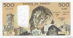 500 Francs PASCAL FRANCE  1990 F.71.45 VF+
