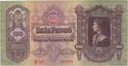 100 Pengö UNGARN  1930 P.098