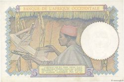 5 Francs FRENCH WEST AFRICA  1943 P.26 SC+