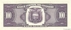 100 Sucres ECUADOR  1990 P.123 FDC