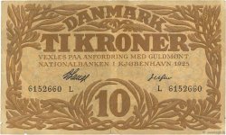 10 Kroner DENMARK  1925 P.021u