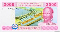 2000 Francs STATI DI L  AFRICA CENTRALE  2002 P.108Ta