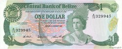 1 Dollar BELICE  1987 P.46c FDC