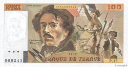 100 Francs DELACROIX modifié FRANCIA  1979 F.69.02c