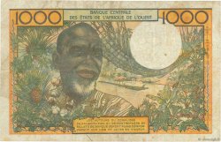 1000 Francs STATI AMERICANI AFRICANI  1972 P.103Ai q.BB