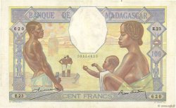 100 Francs MADAGASKAR  1937 P.040