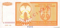 500 000 000 Dinara Spécimen CROATIA  1993 P.R16s UNC-