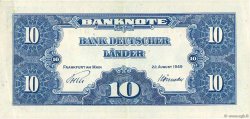 10 Deutsche Mark GERMAN FEDERAL REPUBLIC  1949 P.16a VZ