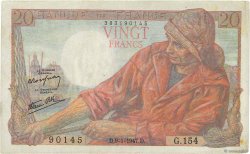 20 Francs PÊCHEUR FRANCIA  1947 F.13.11 SPL