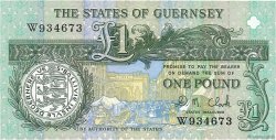 1 Pound GUERNESEY  1991 P.52c NEUF