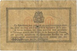 50 Centimes FRANCE regionalismo e varie Béthune 1916 JP.026.15 q.MB