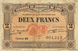 2 Francs FRANCE regionalism and miscellaneous Lure 1920 JP.076.39