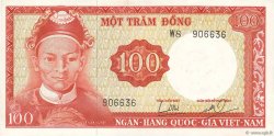 100 Dong SOUTH VIETNAM  1966 P.19b AU