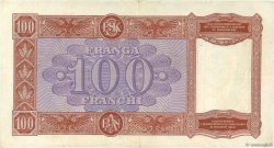 100 Franga ALBANIA  1940 P.08 VF