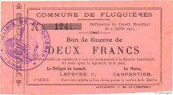 2 Francs FRANCE Regionalismus und verschiedenen  1915 JP.02-0910 fVZ