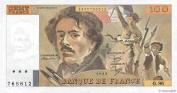 100 Francs DELACROIX modifié FRANCE  1985 F.69.09