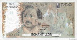 1000 Francs BALZAC Échantillon FRANCE  1980 EC.1980.01 UNC