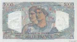 1000 Francs MINERVE ET HERCULE FRANCE  1949 F.41.29 AU