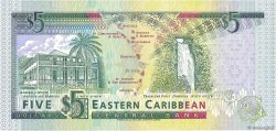 5 Dollars CARIBBEAN   1993 P.26a UNC