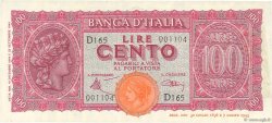 100 Lire ITALIEN  1944 P.075a VZ+