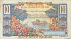10 Francs Colbert SAINT-PIERRE UND MIQUELON  1946 P.23 SS